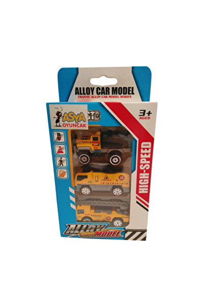 Asya Oyuncak Asya Metal İnşaat Araçları 3 Lü 600-2