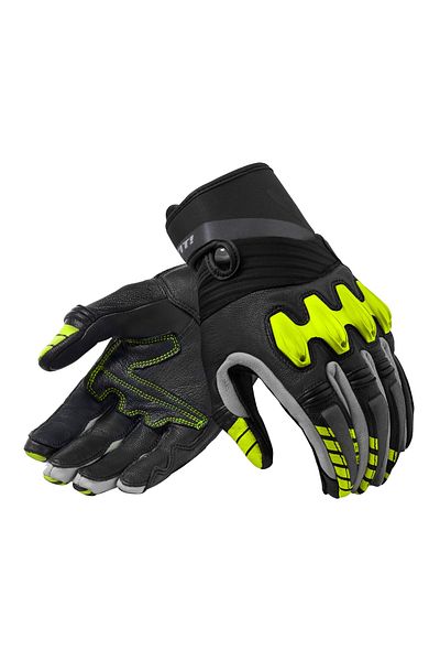 Revit Energy Gloves Black-neon Yellow