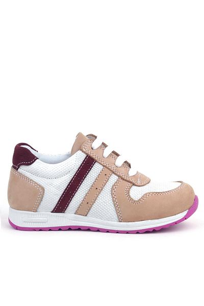 Rakerplus Γνήσιο δέρμα ροζ φούξια σόλα για κορίτσια casual αθλητικά παπούτσια