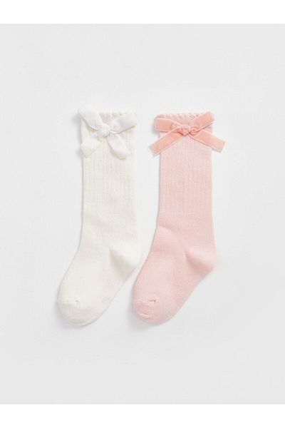LC Waikiki Lcwk Basic Baby Girl Socks 2-Piece