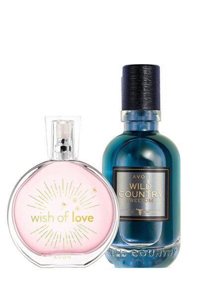 AVON Wild Country Freedom Erkek Parfüm Ve Wish Of Love Kadın Parfüm Seti