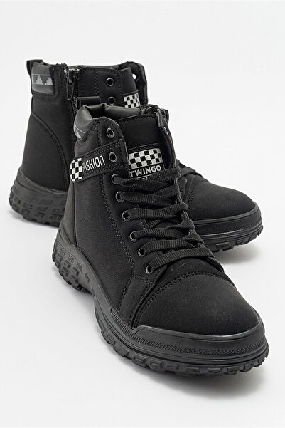 Ccway Нековзні жіночі спортивні черевики з шнурівкою ЧОРНИЙ ЗУМРУТ