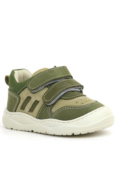 Rakerplus Schaggy Genuine Leather Baby Sneakers - Khaki Green