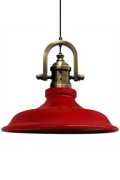 Bamyum Bergo Red Single Hole Antique Headboard Chandelier Living Room Living Room Bedroom Pendant Lamp Model