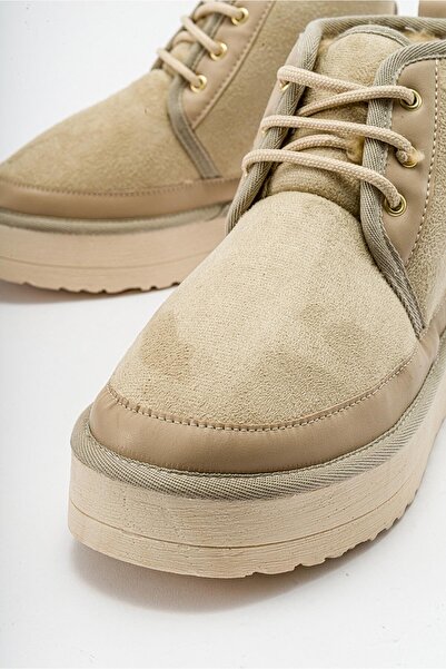 Ccway Yüksek Taban Bağcıklı Bot BEJ