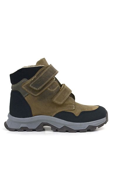 Rakerplus Trekking Genuine Leather Brown Velcro Boys' Boots