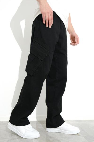 Oksit Fierello Loose Cut Baggy Fit Jeans with Cargo Pockets