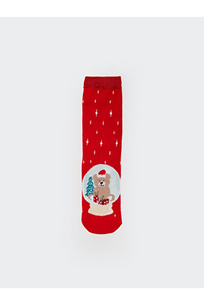 LC Waikiki Lcw Christmas Themed Girl's Socks