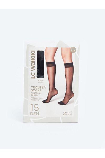 LC Waikiki Lcw 15 Denier Women's Knee Socks 2 Pack