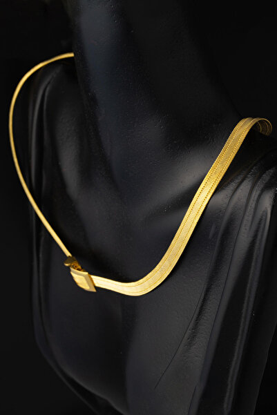 Bilezikci Klasik Tokalı 3 Sıra Trabzon Hasır Altın Set 14 Ayar