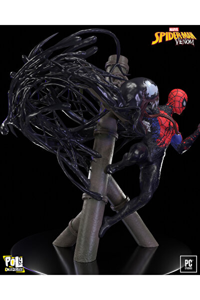 VENOM Spider-Man VS Venom - Collectibles Figure | 34 cm |