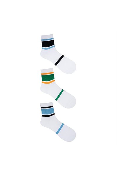 The Socks Company 3 чифта памучни дамски тенис чорапи