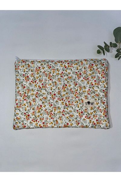 thick weave Crispy Floral Laptop Bag