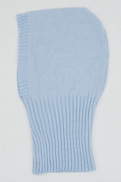 Külah Balaclava Women's Knitwear Snow Mask Beanie Neck Collar Baby Blue