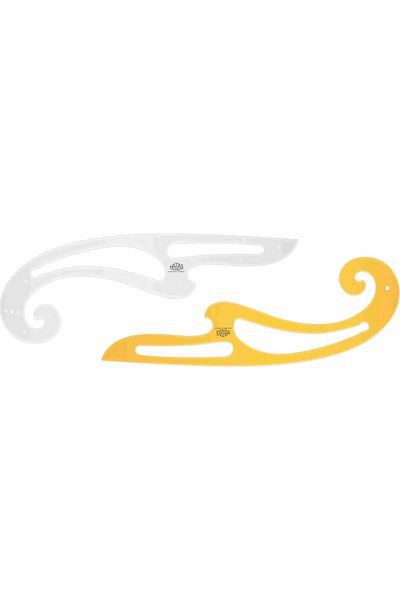 HATAS Parrot Headed Curved Riga Ruler / 02100