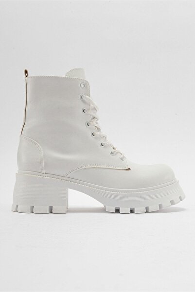 Ccway Αντιολισθητικά Γυναικεία Μποτάκια ΛΕΥΚΟ ΔΕΡΜΑ