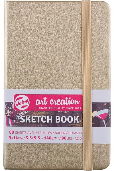 Royal Talens Art Creation Sketchbook 140 gr 9 X 14 Cm Gold