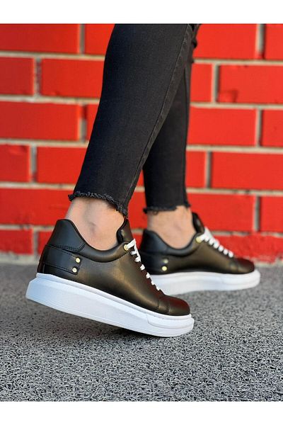BOA Kb047 Μαύρο Skin Casual Ανδρικά Παπούτσια