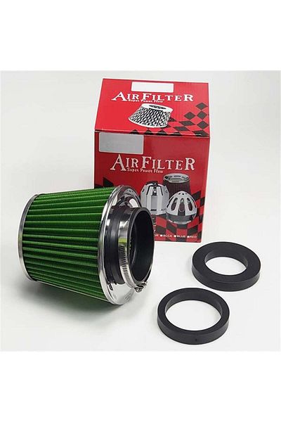 Carub Air Filter Tuning 2 Apparatus Chrome Green 60-76 Mm