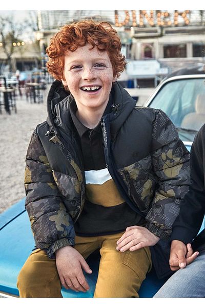 MAYORAL Black Boy's Coat