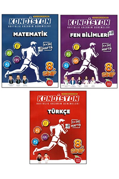 Newton Yayınları Newton 8. Sınıf LGS Matematik + Fen Bilimleri + Türkçe Kondi...