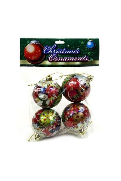 ALİ DUMAN GRUP OYUNCAK ÇİÇEKÇİLİK New Year's 4-Piece Poset Sus Balls