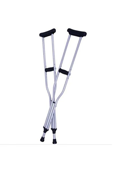 Genel Markalar Koltuk Altı Değneği Aliminyum Ayakları Ayarlanabilir Medium Bo...