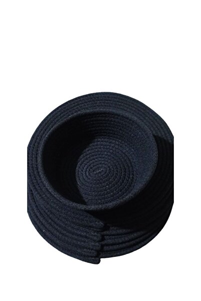 EYLCOTTON 6 قطع طبق تقديم أسود أمريكي 32 سم 1 قطعة سلة خبز 18 سم قطر 8 سم ارتفاع