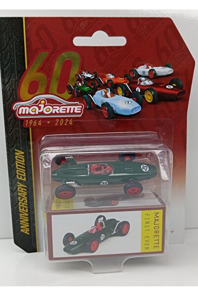 Majorette 1:64 ölçek 60 yıl özel seri metal yarış arabası