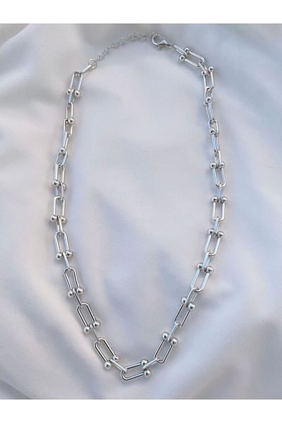 Eylülün Takısı Silver Colored Women's Chain Necklace