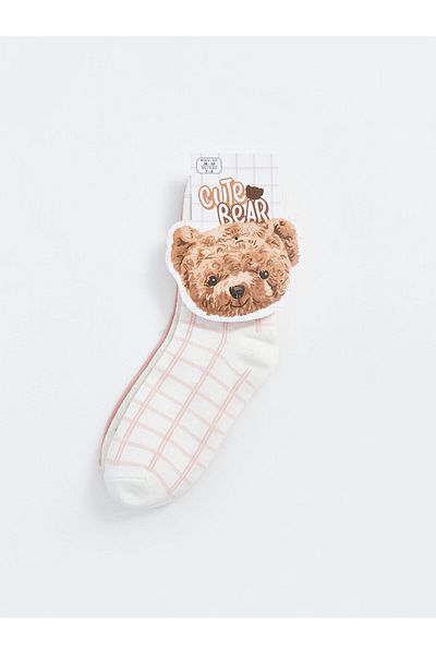 LC Waikiki Lcw Patterned Girl's Sock Socks 3-Piece