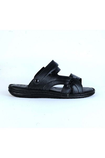 moda ayakkabım 01142 Model papuci de vară din piele pentru bărbați