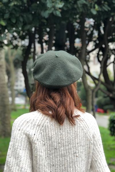 Külah Khaki Painter Beret