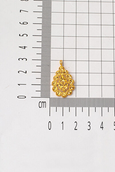 Bilezikci Damla Yaşam Çiçeği 22 Ayar Kolye Ucu Altın