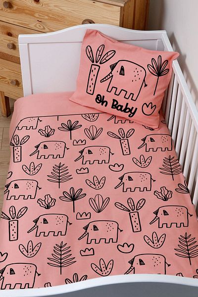 Tuğba Kuğu Linen Duvet Cover Set - Baby Size (100X150)