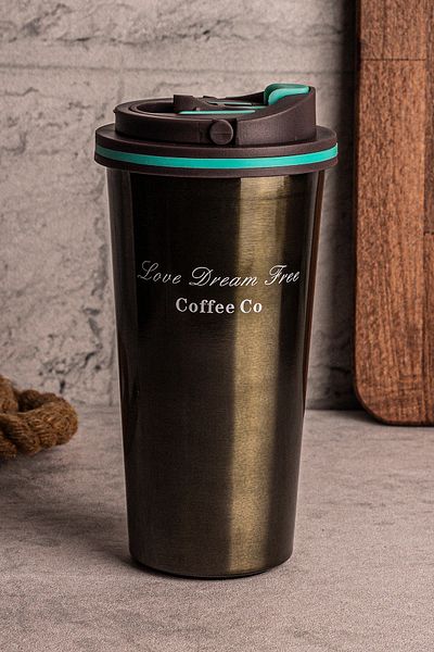 Snippy Stainless Steel Thermos Cup Thermos 500 ml Vacuum Cup with Lid Thermos