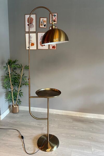 Bamyum Eskitme lambader Hareketli Başlık Sehpalı Modern Dekoratif Metal Oturma Odası Çalışma Odası