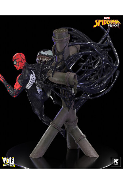 VENOM Spider-Man VS Venom - Collectibles Figure | 34 cm |