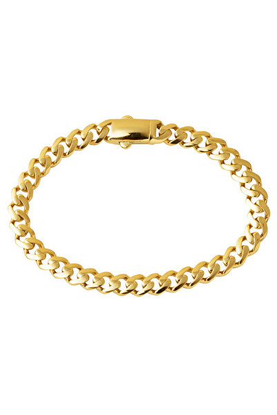 Bilezikci Taşsız 14 Ayar Altın Gurmet Zincir Bileklik