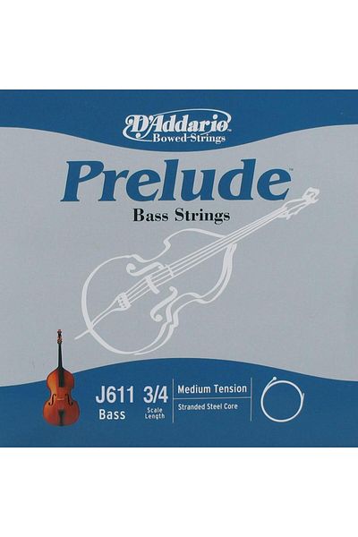 Daddario J611 Contrabas - Single String, Prelude, G-(SOL), 3/4 Cut, 34m Bass Left
