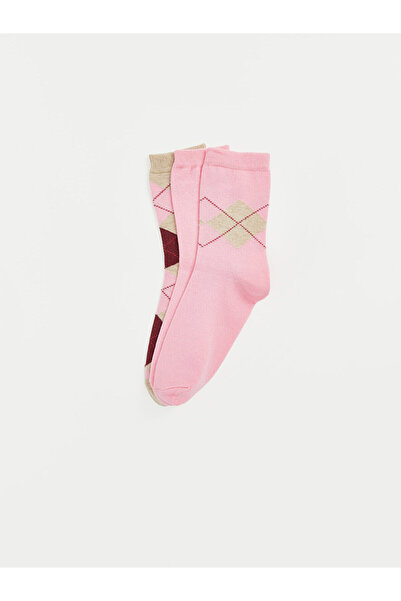 LC Waikiki Lcwk Patterned Women's Socks 3 Pack