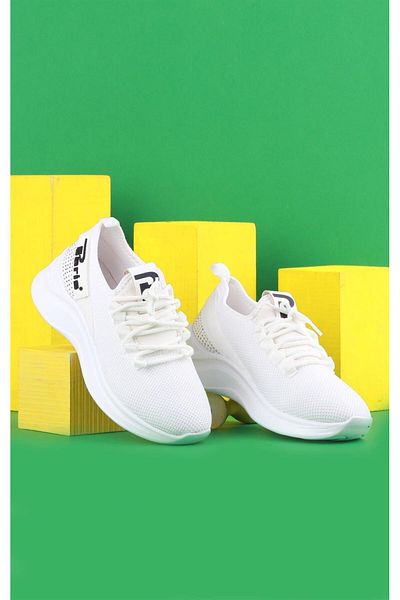 PARİS Pantofi sport albi Legost Lycra de damă