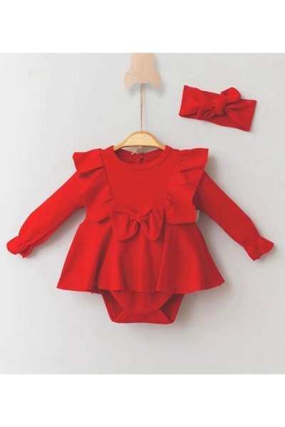 Babydonat 100% Cotton Bow Romper for Baby Girl