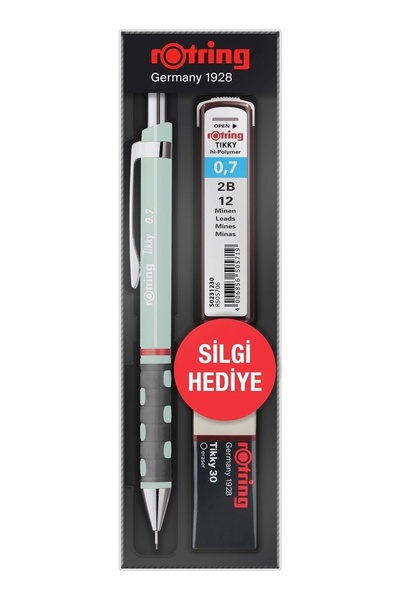 Rotring مجموعة أقلام TIKKY VERSATIL أوبال بلو 07 (قلم + ممحاة + ميني) KK SET