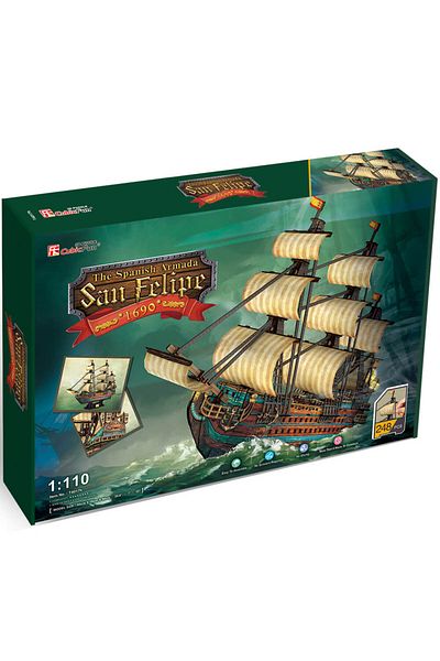 Cubic Fun San Felipe Ship - 3D 248 Piece Puzzle