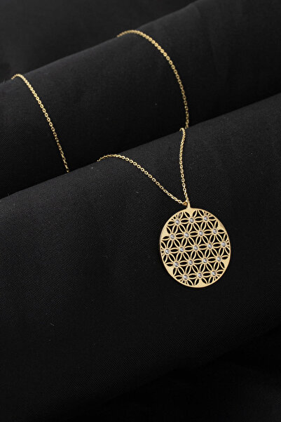 Bilezikci Yaşam Çiçeği Altın Kolye