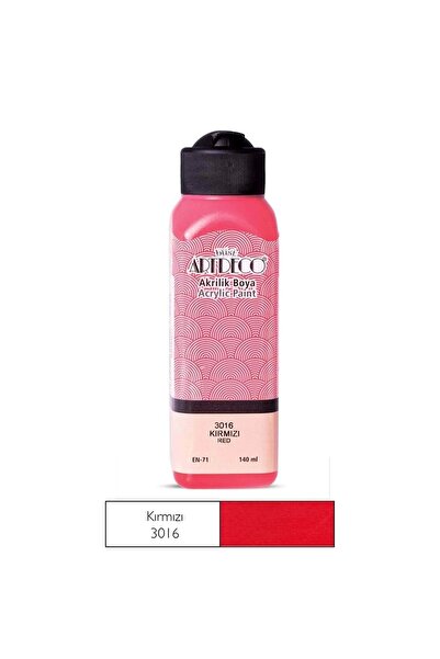 Artdeco Akrilik Boya 140 ml Kırmızı