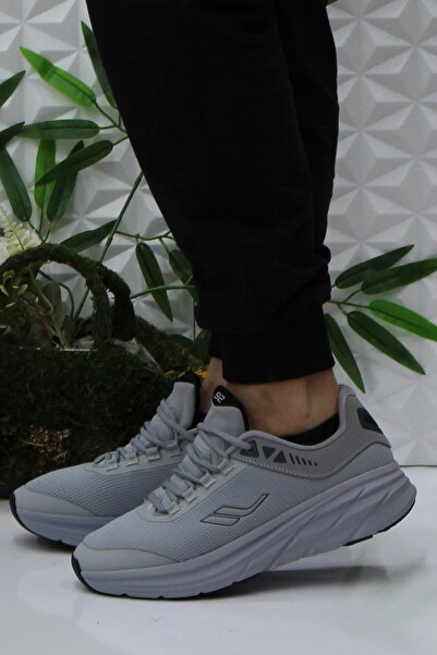 Lescon Glıtch Easystep Gray Comfortable Original Product Men's Sneakers