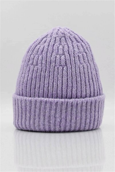 Külah Γυναικείο μάλλινο μπερέ λιλά