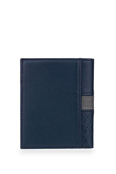 U.S. Polo Assn. Чорно-синій чоловічий гаманець PLCUZ24012